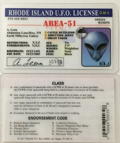 Alien,alien license,ufo,alien,license,rhode_island ,rhode_island ufo,drivers license,alien drivers license 
